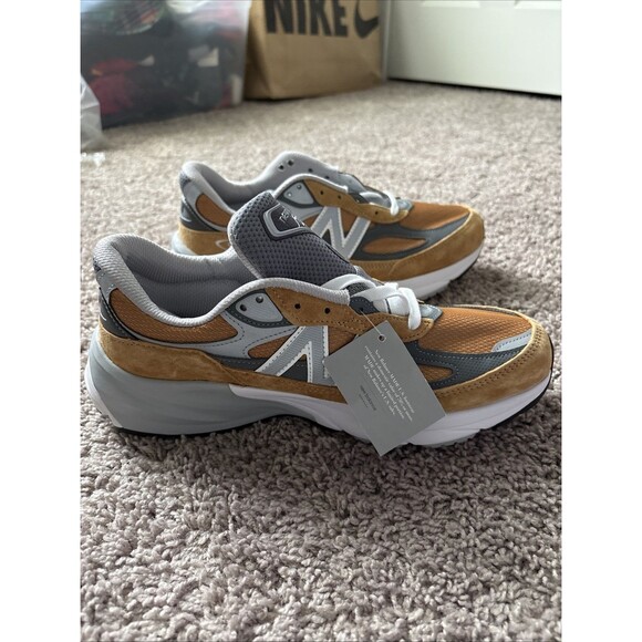 New Balance 990v6 Shoes Workwear Gray Tan White U990TN6 Men's Sizes 10 No Box - Picture 6 of 7